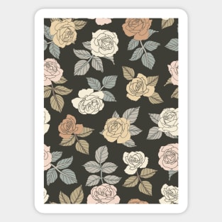 Boho Roses Sticker